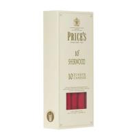 Price's Sherwood Wine Red Dinner Candles 25cm (Box of 10) Extra Image 1 Preview